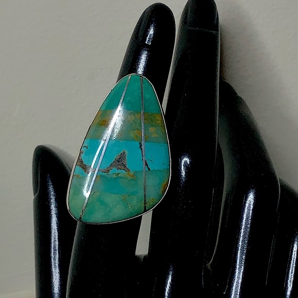 JAY KING DTR Desert Rose Turquoise Sterling Silver Cocktail Ring Sz 6 NWOT - Picture 8 of 12